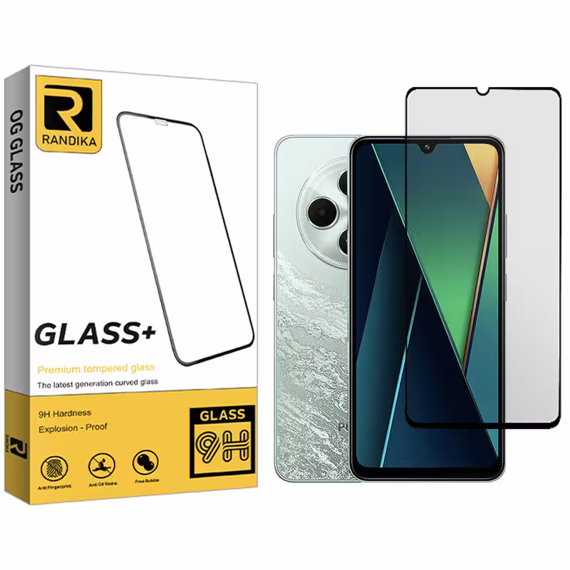 محافظ صفحه نمایش شیشه ای راندیکا مدل Premium مناسب برای گوشی موبایل شیائومی Poco C75
