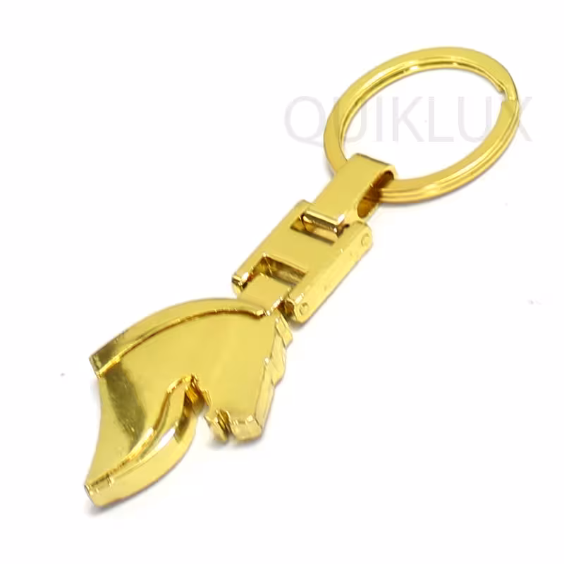 جاسوییچی فلزی آرم اسب ایرانخودرو – طلایی