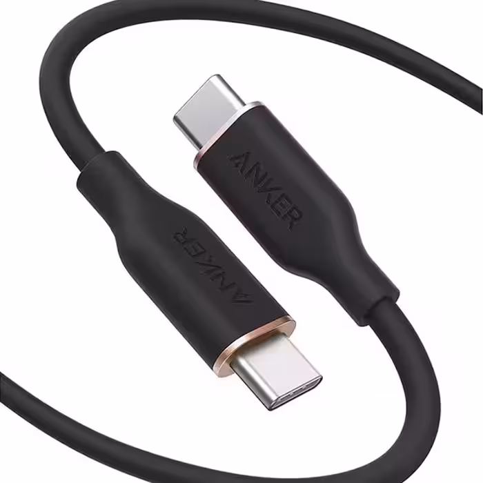 کابل شارژ انکر مدل PowerLine Flow USB-C to USB-C 6ft