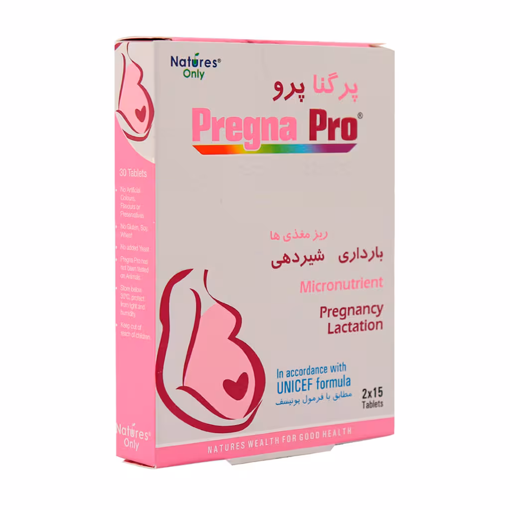قرص پرگنا پرو نیچرز اونلی 30 عدد | Natures Only Pregna Pro