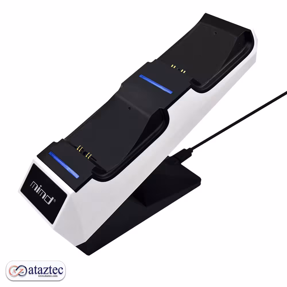 پایه شارژر دسته بازی پلی استیشن mimd-459 PS5 | قابلیت شارژ همزمان دو دسته بازی PS5