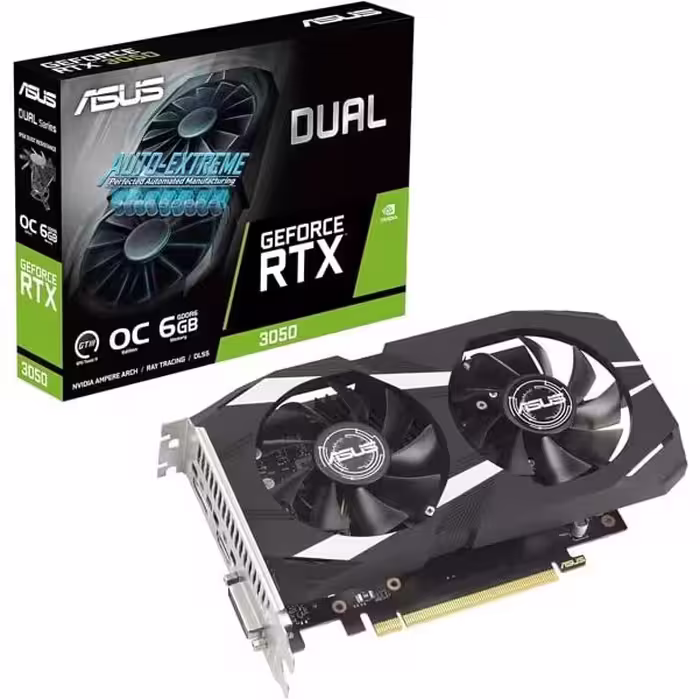 کارت گرافیک ایسوس مدل RTX 3050 OC Dual حافظه 6 گیگابایت