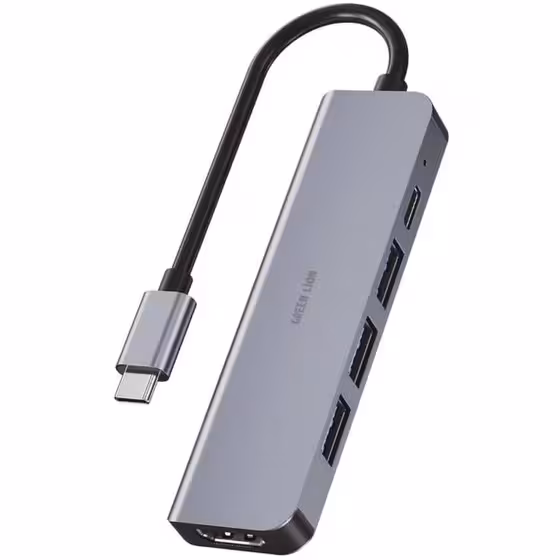 هاب 5 پورت USB-C گرین