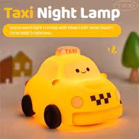 چراغ خواب فانتزی رومیزی شارژی ایکس‌او OZ13 طرح تاکسی
