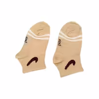 جوراب کرم مچی پسرانه طرح نایک مناسب 3 تا 4 سال