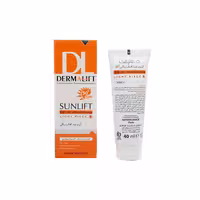 کرم ضد آفتاب فاقد چربی SPF50 درمالیفت با رنگ بژ روشن