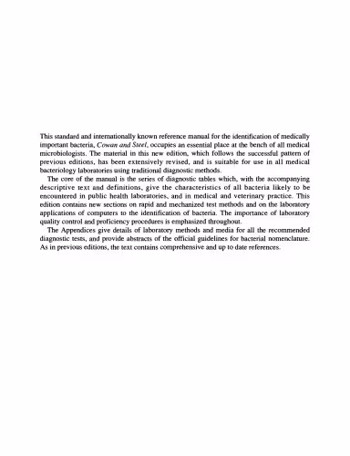 خرید و دانلود نسخه کامل کتاب Cowan and Steel's Manual for the Identification of Medical Bacteria, Third Edition