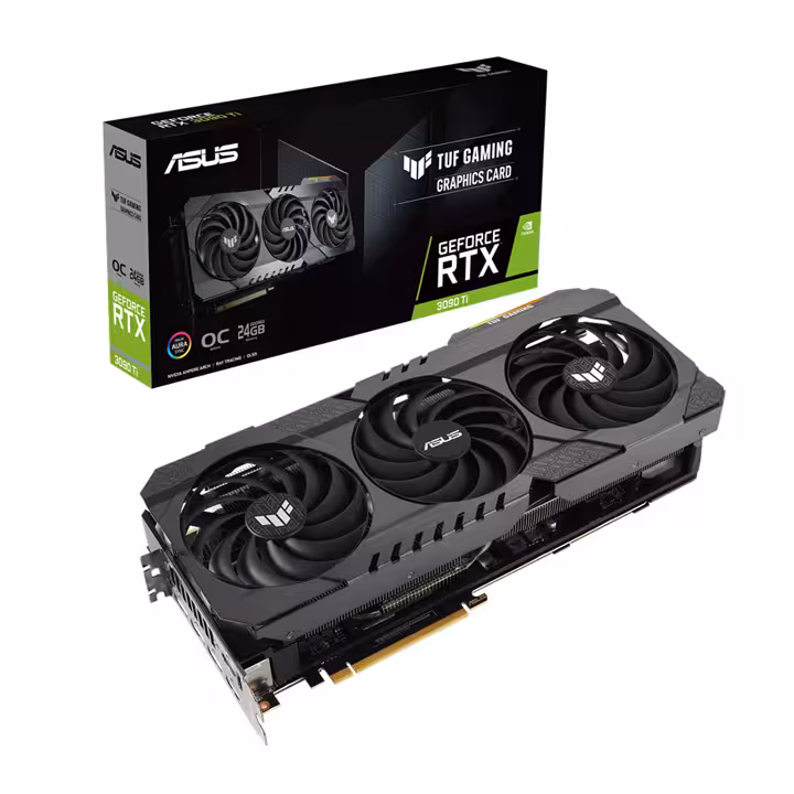کارت گرافیک Asus TUF Gaming GeForce RTX3090 Ti OC 24GB GDDR6X 384Bit