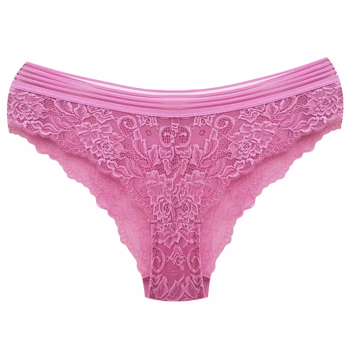 شورت زنانه مدل گیپور گلدار بنفش کد 4981-2218