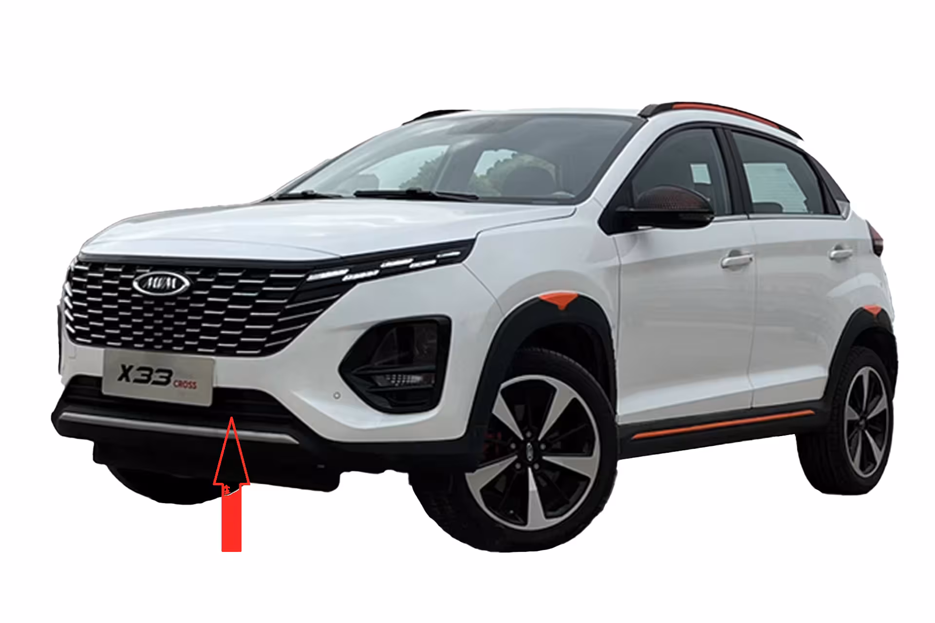 پوسته پایینی سپر جلو ام وی ام X33 کراس