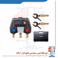گیج منیفولد - دو قلو با پراب دمای کلمپی موبایلی تستو TESTO 550i
