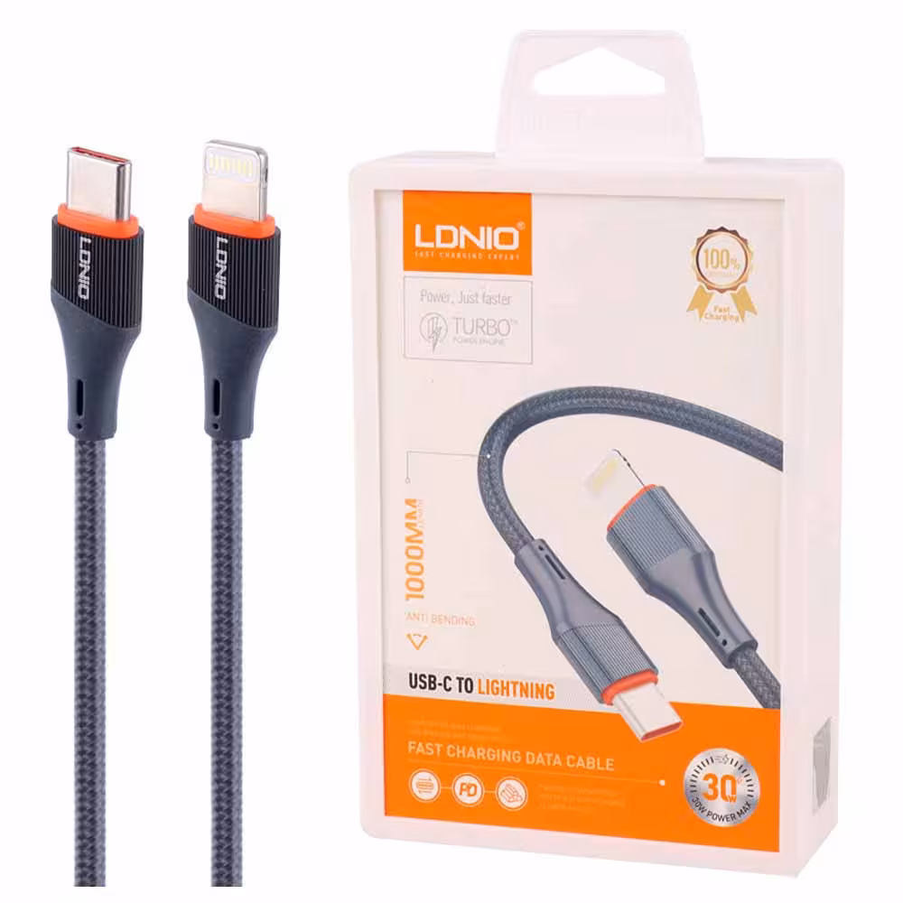 کابل شارژ Type-C To Lightning برند Ldnio مدل LC631i