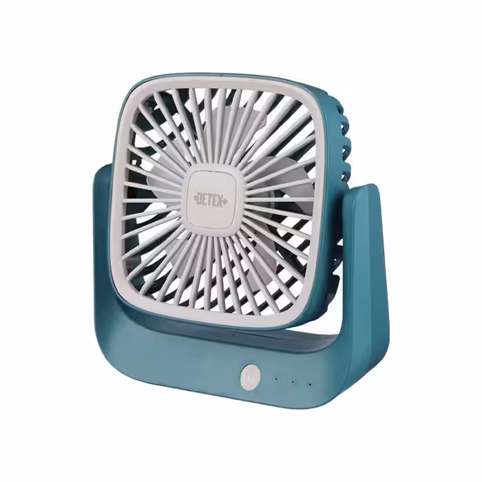 پنکه شارژی دیتکس پلاس مدل DF153 ظرفیت 1200 میلی آمپر ساعت