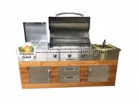 باربیکیو 2 متری استیل