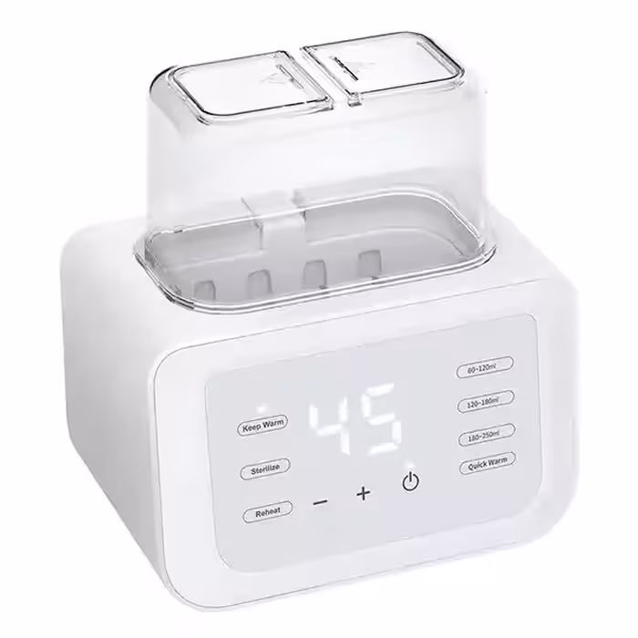 دستگاه استریل و گرم کن شیشه شیر نوزاد مدل NJ-W2