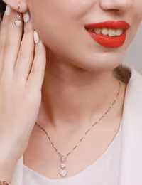 نیمست نقره جواهری کد 00101