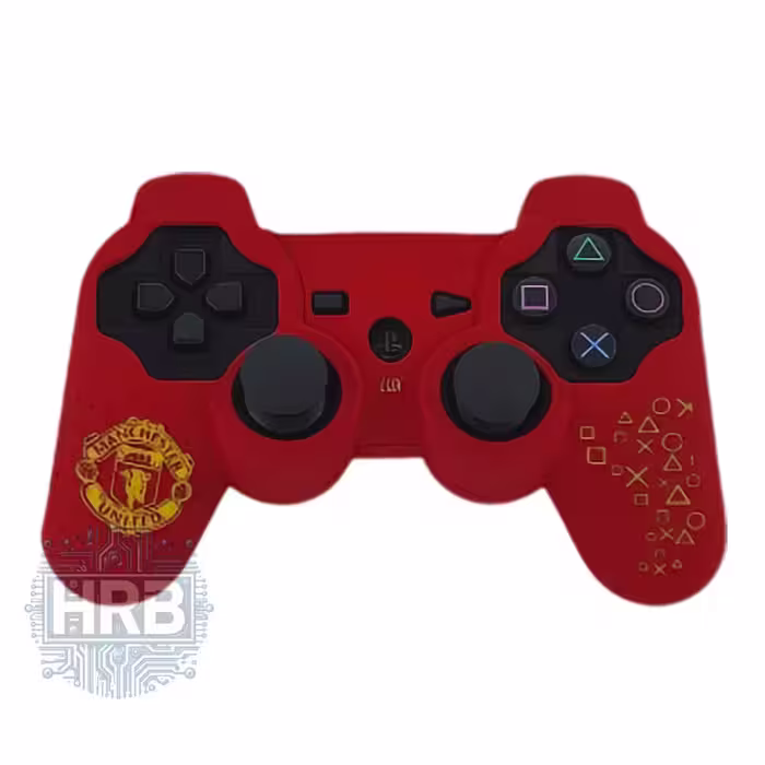 روکش دسته ژله ای PS2/PS3 طرح Manchester United