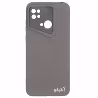 قاب ژله ای Porsche Design محافظ لنزدار مناسب برای Xiaomi Redmi 10c / Poco C40-خاکستری