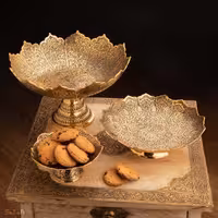 ست پذیرایی برنجی آنتیک کد 397