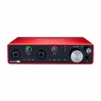 کارت صدا اکسترنال Focusrite Scarlett 4i4 نسل سوم، با کیفیت بالا