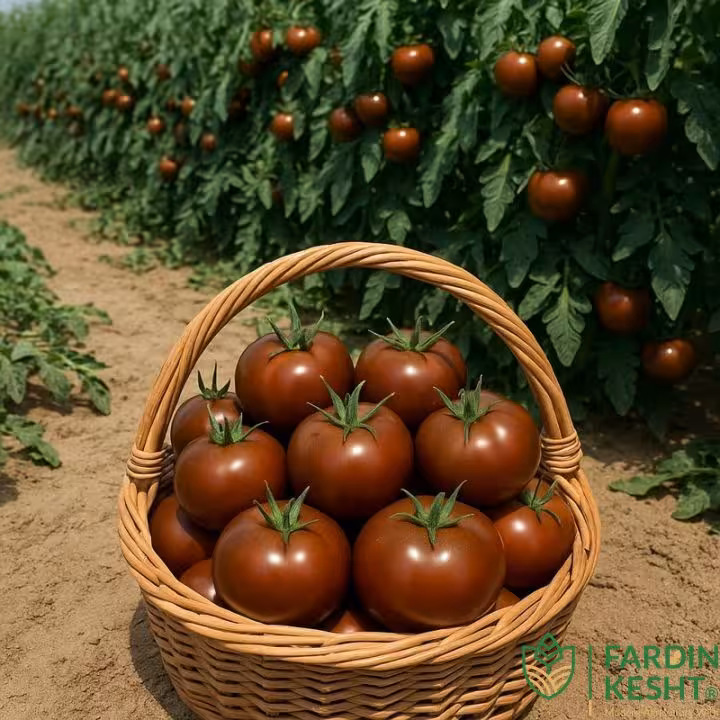 بذر گوجه فرنگی قهوه‌ای درشت روسی بسته 10 عددی