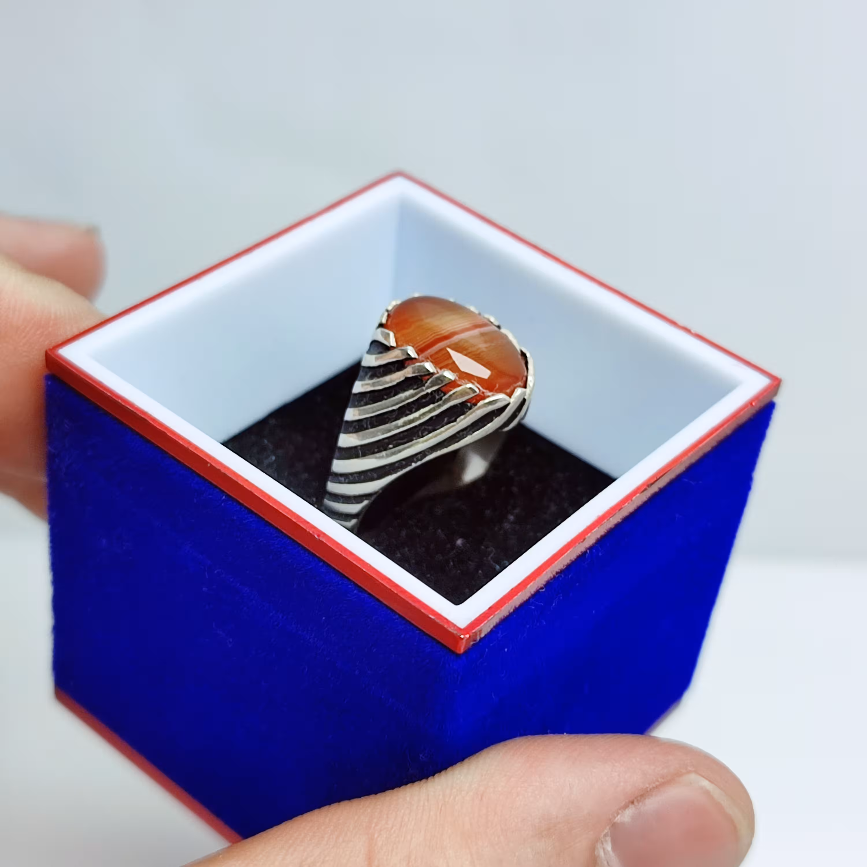 انگشتر نقره مردانه        