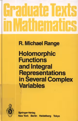 خرید و دانلود نسخه کامل کتاب Holomorphic Functions and Integral Representations in Several Complex Variables