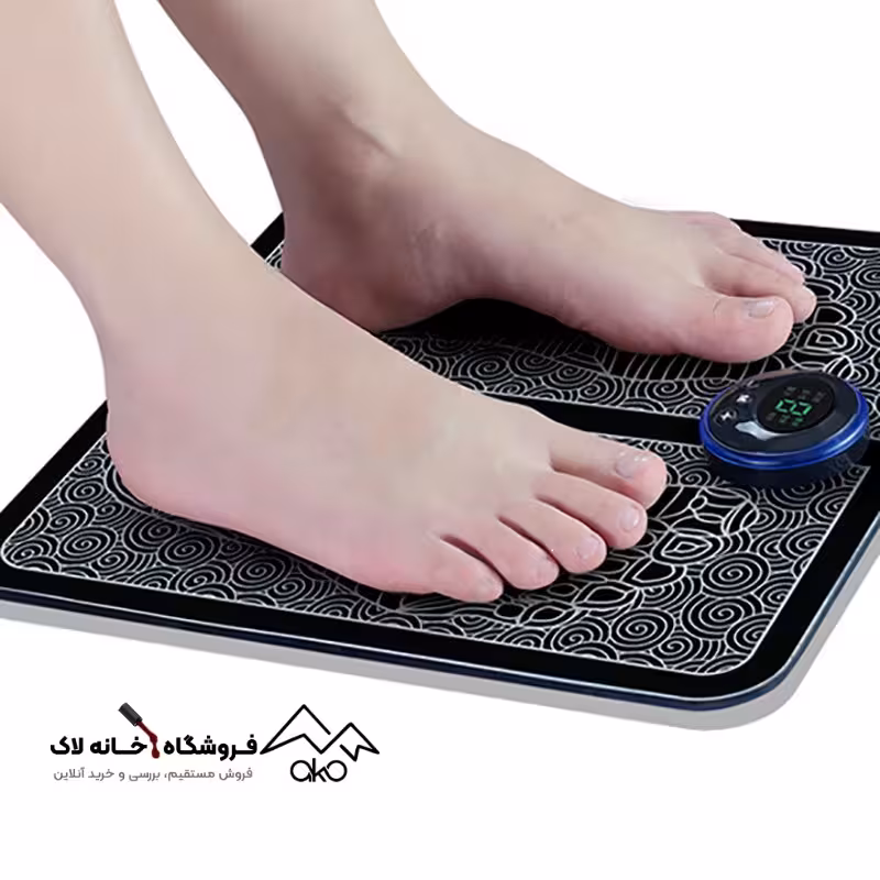 ماساژور پا هوشمند مشکی پارچه ای EMS FOOT MASSAGER