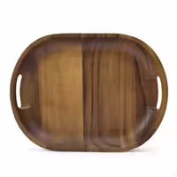 بنتاتی - سینی دسته دار چوب اقاقیا 40*30 - 1938