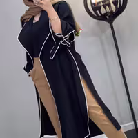 مانتو نوار دوزی کاملیا