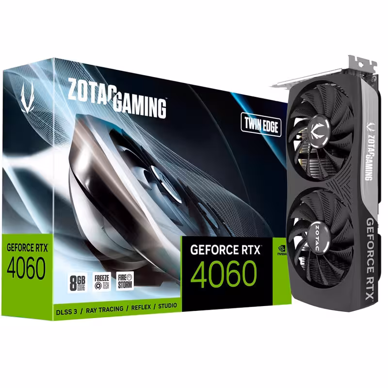 کارت گرافیک گیمینگ زوتاک سری GAMING مدل GeForce RTX 4060 Twin Edge ظرفیت 8 گیگابایت