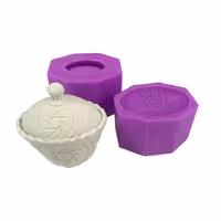 قالب سیلیکونی قندان خورشیدی 8 در 12 ارتفاع با درب 11 سانت