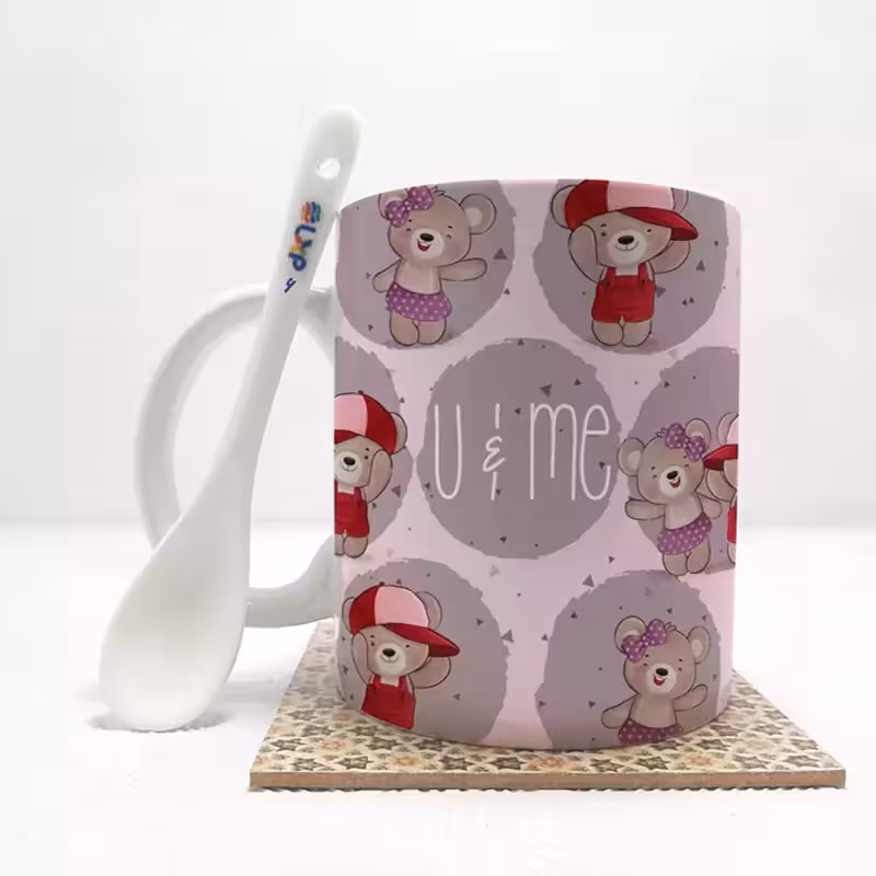 خرید ماگ-لیوان  فانتزی دخترانه بدون .،زیر لیوانی  . کد 6