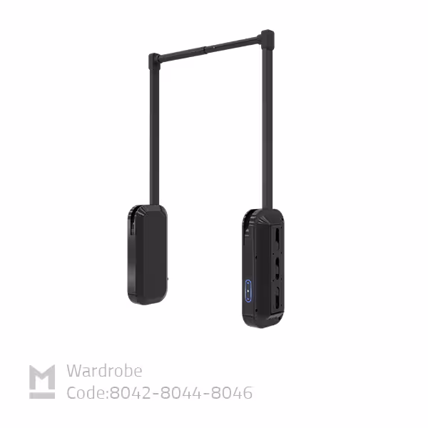 رگال برقی آسانسوری لباس ملونی - یراقینو فروش یراق آلات کابینت و درب