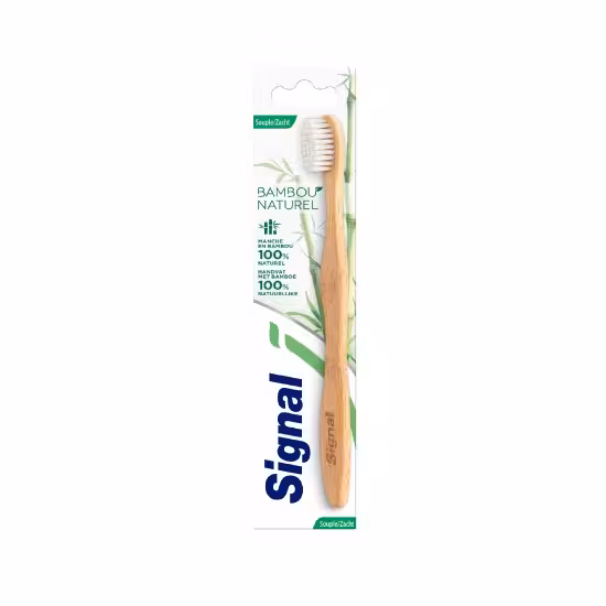 مسواک سیگنال SIGNAL مدل BAMBOU NATUREL برس نرم