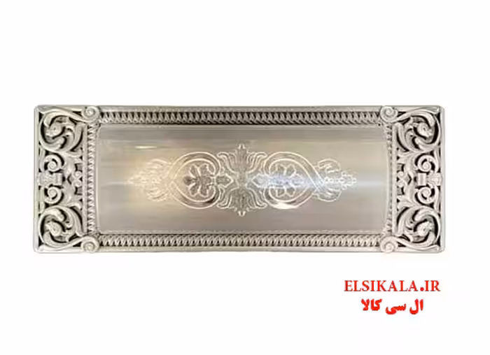 چراغ  مدل ترنج دیواری و سقفی نقره ای