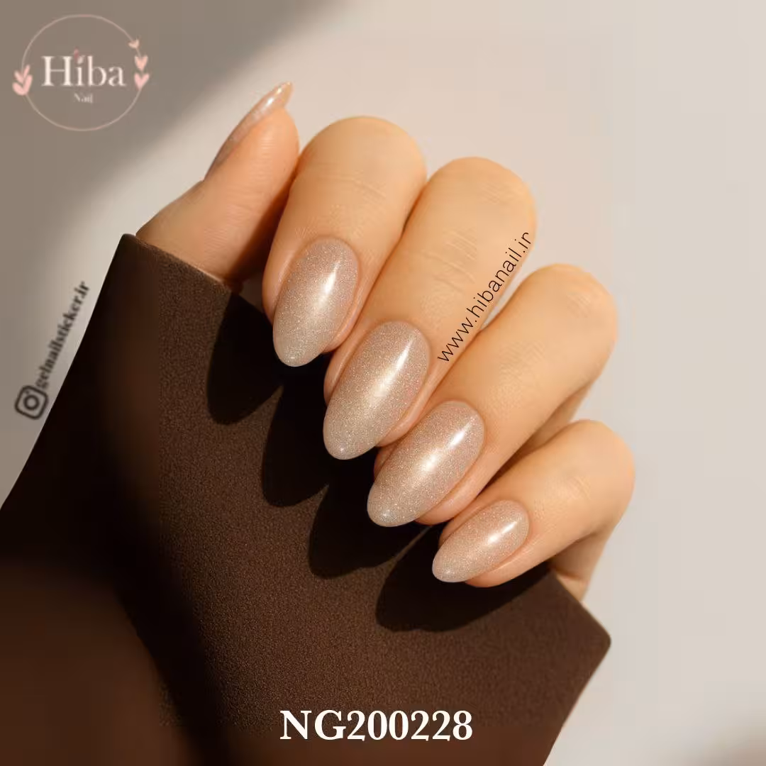 استیکر ژله ای کاشت ناخن (نیل رپ)_کد NG200228