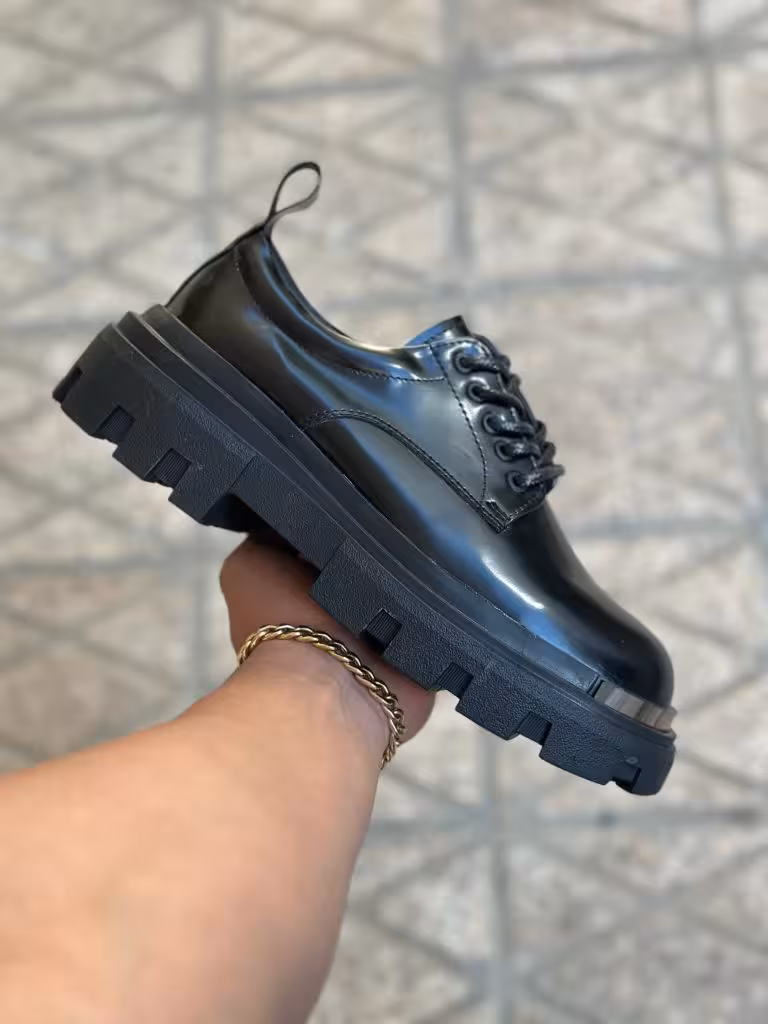 کفش لوفر زارا مشکی ورنی ( 1466 )