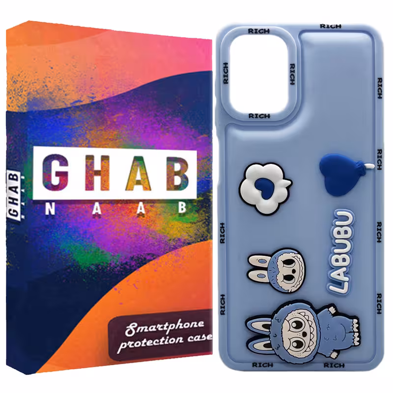 کاور قاب ناب طرح فانتزی مدل Labubu مناسب برای گوشی موبایل سامسونگ Galaxy A12 4G / A12 5G / M12 / F12 | کالا مکس