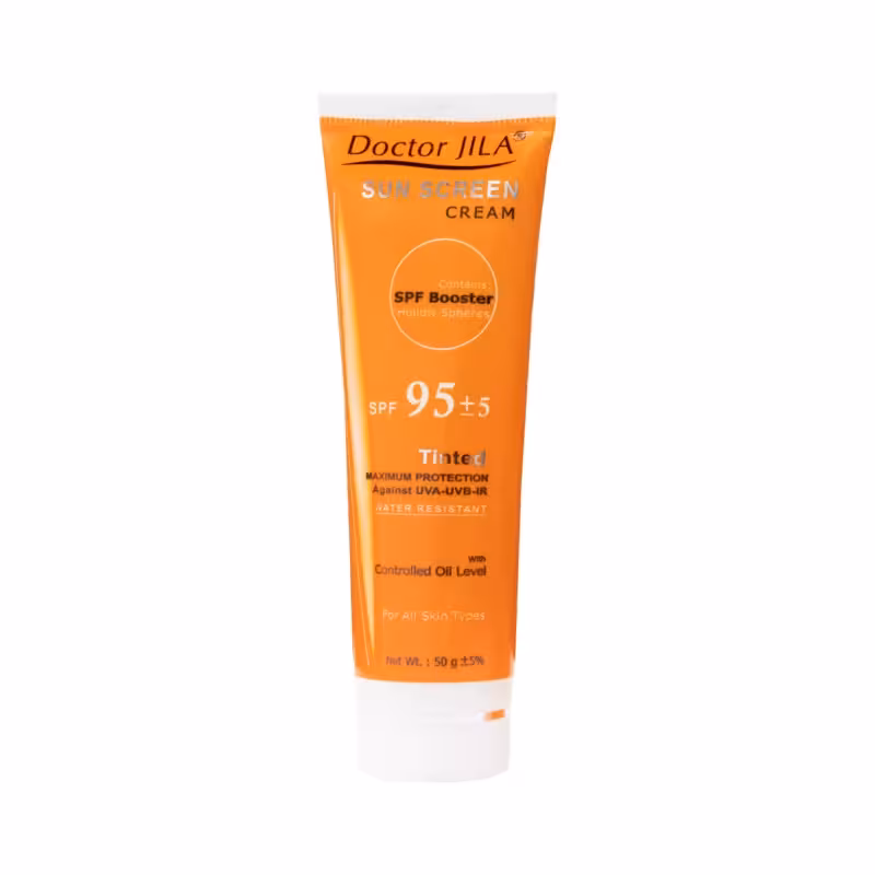 کرم ضد آفتاب SPF95 رنگی دکتر ژیلا