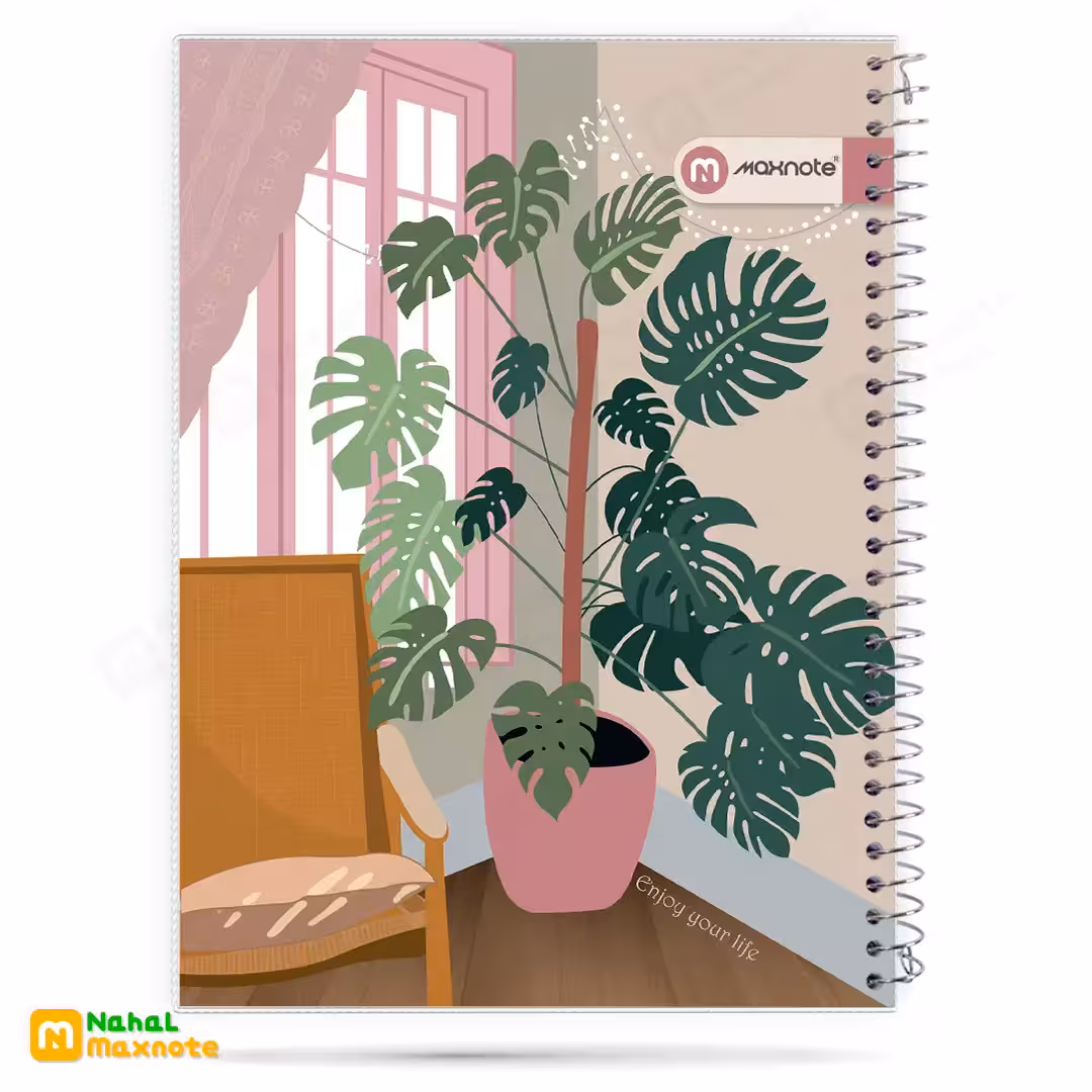 دفتر 100 برگ سیمی طلقی کد 9112.طرح 5