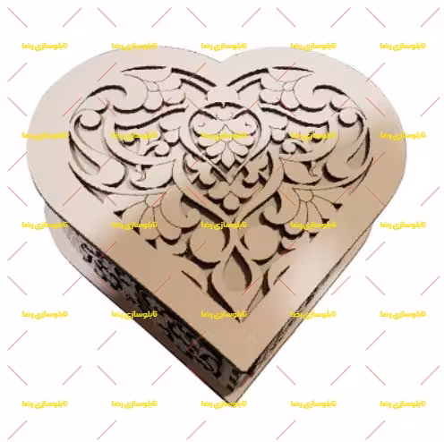 دانلود طرح آماده لیزر باکس یا جعبه یا استند قلبی کد 2048