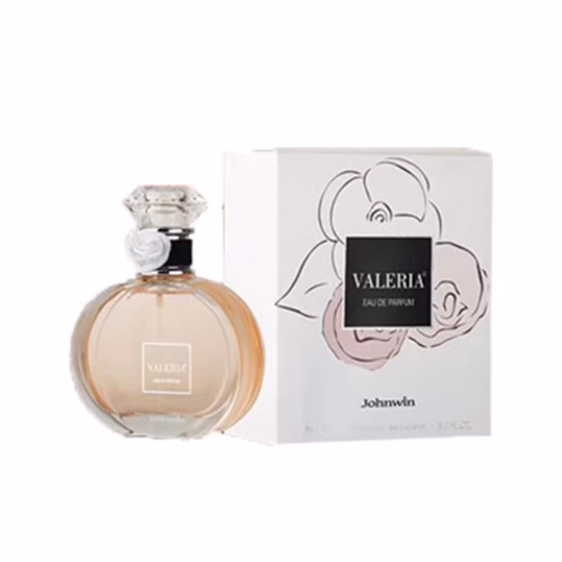 ادکلن زنانه جانوین مدل ولنتینو سه گل حجم 100 میل