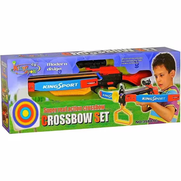 اسباب بازی تیر و کمان برند King Sport مدل کمان زنبورکی کد 35881G