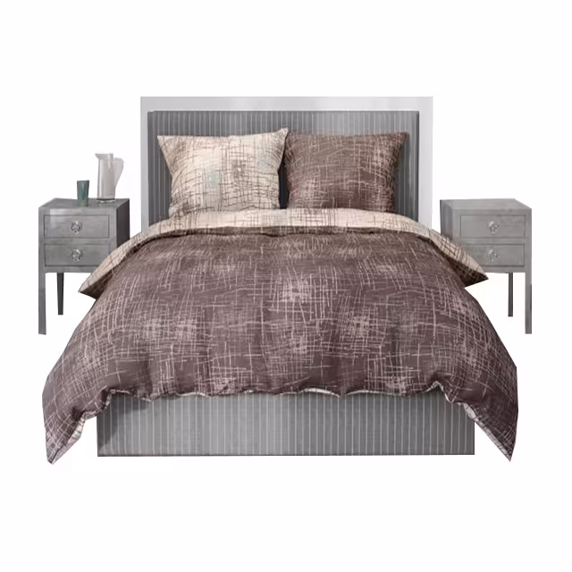 سرویس روتختی یک نفره کارینا 6 تکه مدل Brown