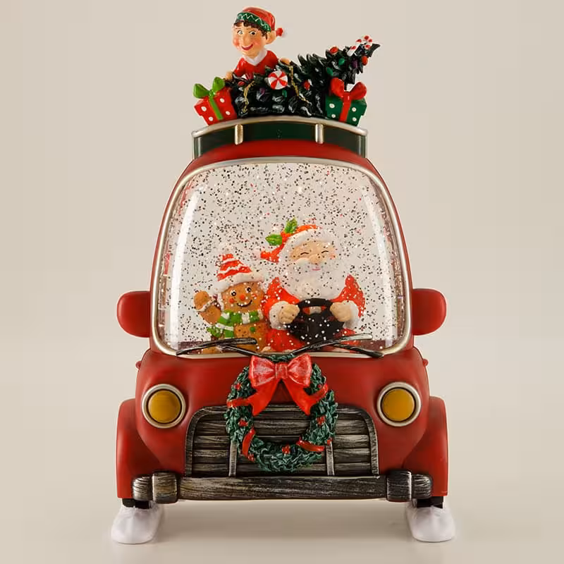 ماشین بابانوئل کریسمس و بیسکویت زنجبیلی (موزیک باکس)