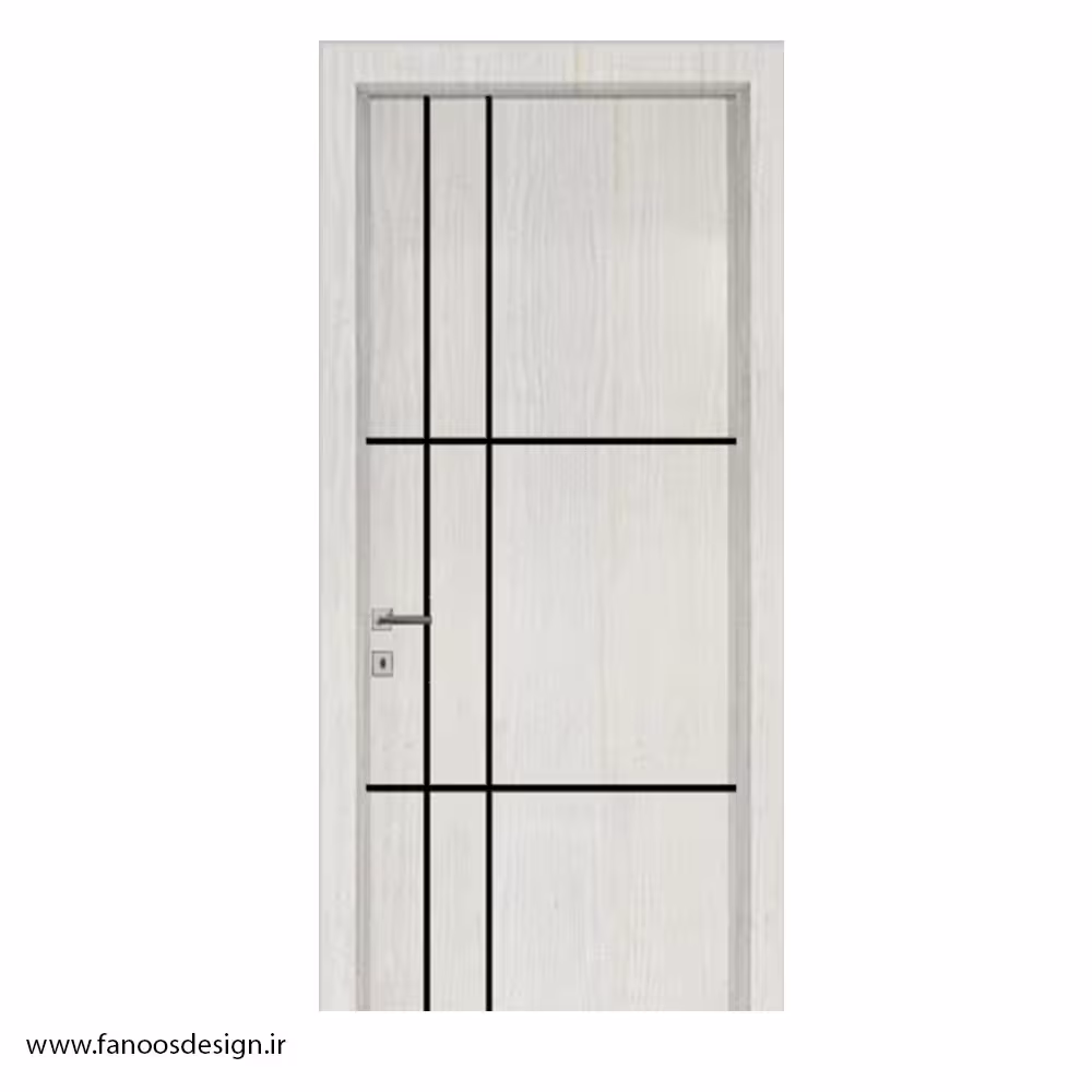 درب ضد آب رنگ استخوانی با پوشش مقاوم کد 4667