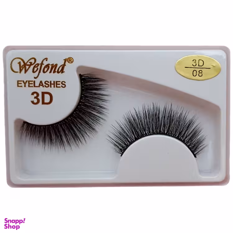 مژه مصنوعی وی فند (WEFOND) مدل 3D کد 08