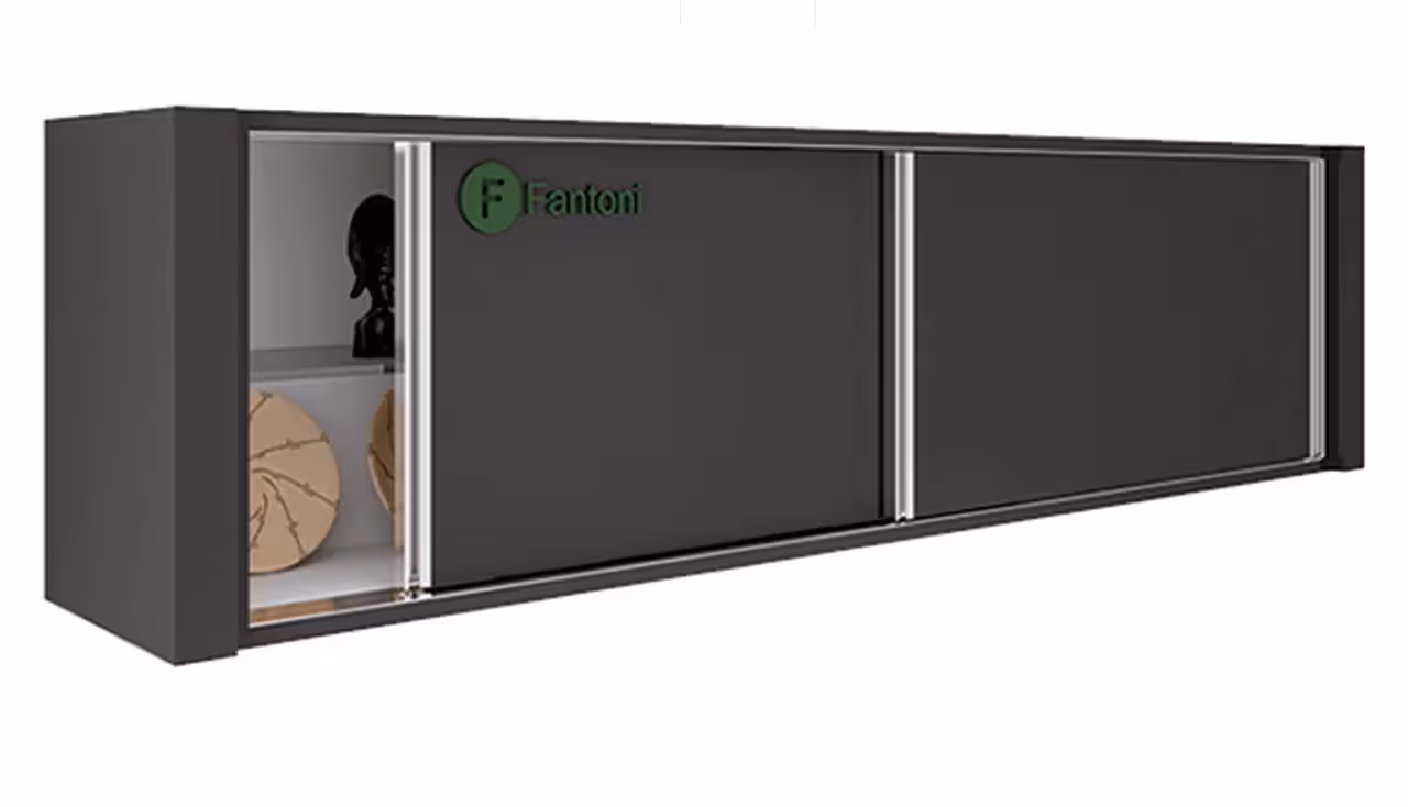 مکانیزم درب ریلی تاپ لاین 2400mm توکار دو درب با عرض هر درب حداکثر 1200mm فانتونی C701