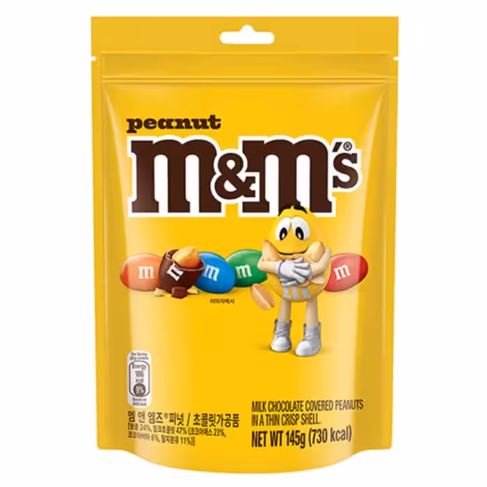 اسمارتیز شکلات و بادام زمینی ام اند ام (145 گرم) m&m